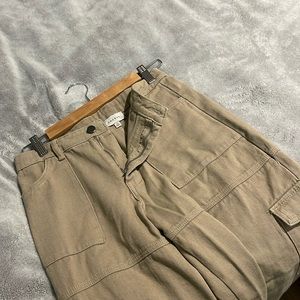 Khaki Pacsun XS Baggy High Rise Jeans